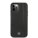 Обложка книги «MEHCP12MCDOBK Mercedes Perforated Leather Hard Case for iPhone 12/12 Pro 6.1 Black»