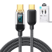 Кабель USB-C 100 Вт 1,2 м Joyroom S-CC100A4 (черный)