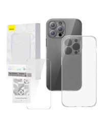 Transparent Case and Tempered Glass set Baseus Corning for iPhone 14 Pro