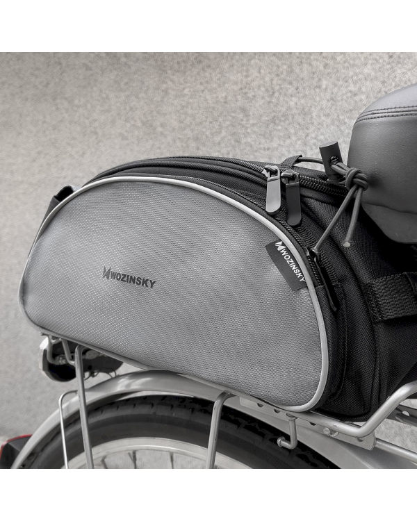 Дополнительное изображение книги «Wozinsky Bicycle Bike Pannier Bag Rear Trunk Bag with Shoulder Strap 13L black (WBB1BK)»