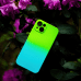 Fusion Neogradient case 3 силиконовый чехол для Samsung A145 Galaxy A14 4G | 5G зеленый голубой
