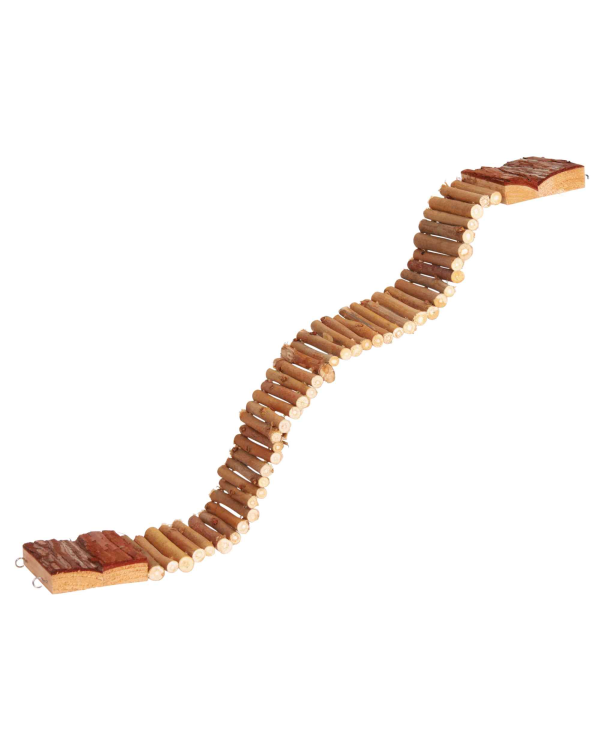 Аксессуар для клетки с грызунами : Trixie Natural Living ladder, 7×55 см.