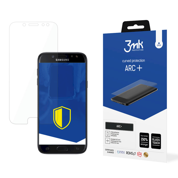 Обложка книги «Samsung Galaxy J7 2017 - 3mk ARC+ screen protector»