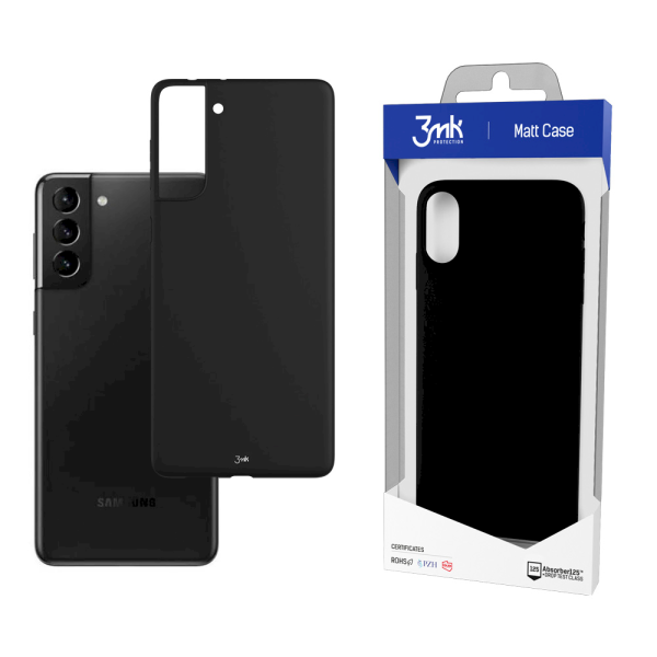Обложка книги «Samsung Galaxy S21+ 5G - 3mk Matt Case black»