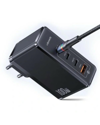 USAMS Ład. siec. 3xUSB-C+1xUSB GaN 100W T50 PD (only head) Fast Charging czarny|black CC163TC01 (US-CC163)