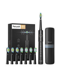 FairyWill Sonic toothbrush with head set and case FW-E11 (black)