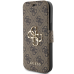 Guess GUBKP15S4GMGBR iPhone 15 | 14 | 13 6.1" brązowy|brown book 4G Metal Logo