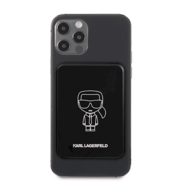 Обложка книги «KLPBMSOIBK Karl Lagerfeld Outline Magnetic Powerbank 3000mAh Black»