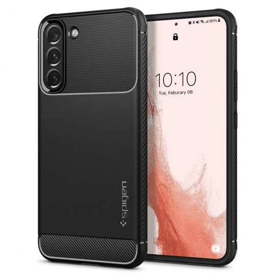 Чехол SPIGEN Rugged Armor ACS03986 для Samsung Galaxy S22 - матовый черный