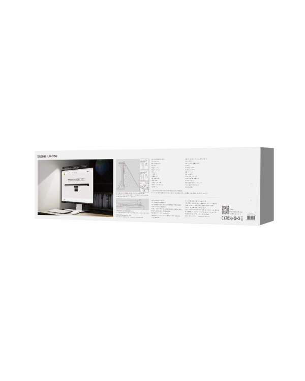 Baseus i-wok Pro series USB stepless dimming screen hanging light (fighting) Black