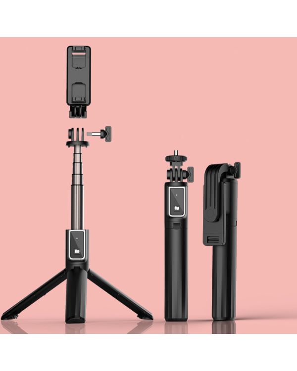 Дополнительное изображение книги «Selfie Stick MINI - со съемным пультом дистанционного управления Bluetooth и штативом - P40L BLACK»