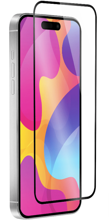 Fusion 5D glass защитное стекло для экрана Apple iPhone 15 Plus черное