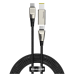 Обложка книги «Baseus 2in1 USB - USB Typ C data charging cable / Lenovo (square plug) DC Adapter laptop plug 2 m 100 W 5 A black (CA1T2-E01)»