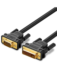 UGREEN DVI (24+5) to VGA DV102, FullHD, one-way, 2m (black)