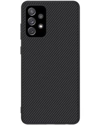 Nillkin Synthetic Fiber Protective Hard Case for Samsung Galaxy A72 Black