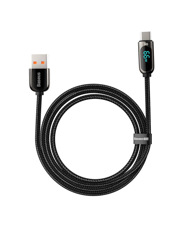 Baseus Display Cable USB to Type-C, 66W, 1m (black)