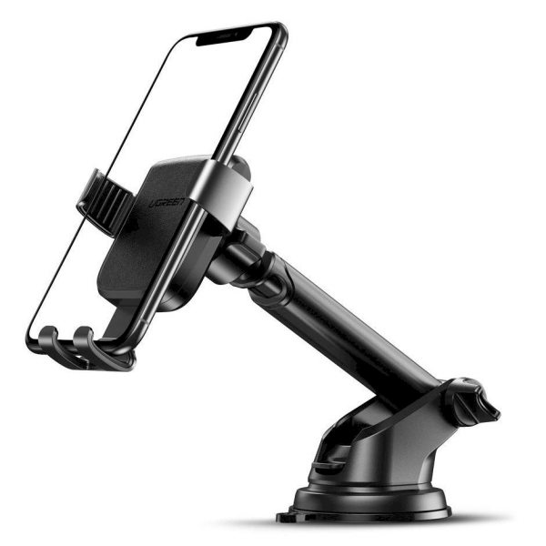Обложка книги «Ugreen Gravity Car Mount Dashboard Windshield Phone Bracket Holder black (60990)»