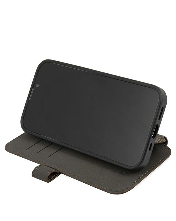 Guess GUBKP13X4GMGBR iPhone 13 Pro Max 6,7" |коричневый магнитный чехол 4G Big Metal Logo