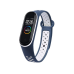 Fusion dots ремешок для часов Xiaomi Mi Band 5 / Mi Band 6 синий - белый