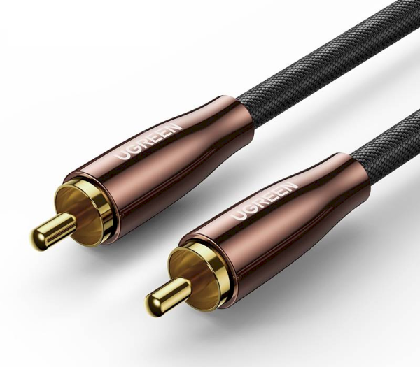 UGREEN AV155 RCA (Cinch) male to male cable, 1m (black)
