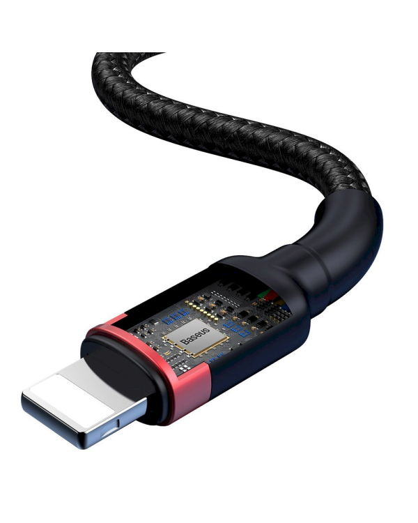 Baseus Cafule CATKLF-EL91 USB-C -> Lightning Провод для Зарядки 18W / PD 2.0 / 100 cm Черно - Красный