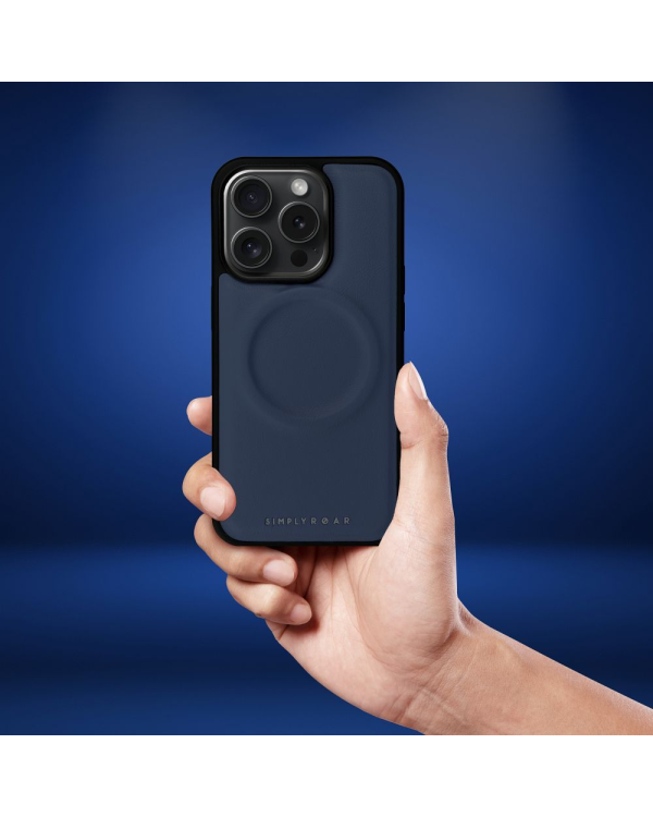 Roar Mag Morning Силиконовый задний чехол для Apple iPhone 15 Plus синий