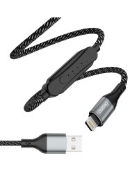 Dudao USB - Lightning cable 5 A 1 m charging timer 1 - 5 h black (L7xsL)