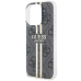 Guess IML 4G Gold Stripe case for iPhone 15 Pro Max - black