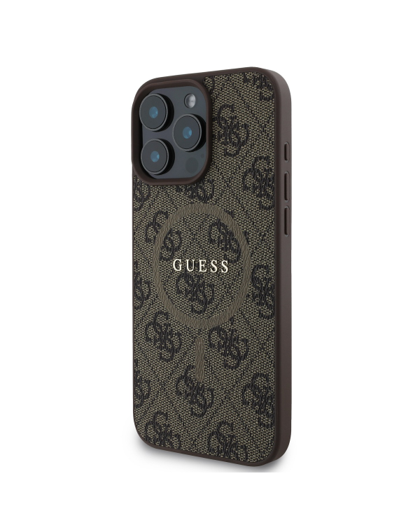 Чехол Guess GUHMP16LG4GFRW Magsafe для iPhone 16 Pro | коричневый