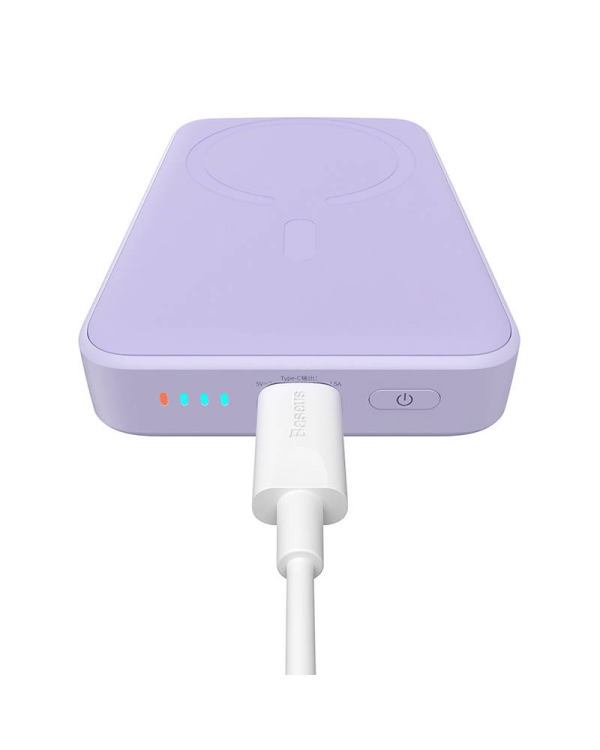 Powerbank Baseus Magnetic Mini 10000mAh 20W MagSafe (фиолетовый)