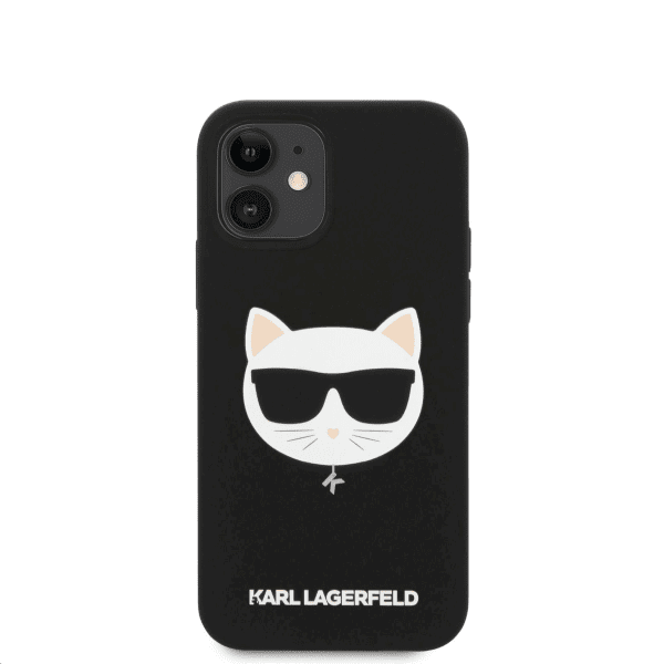 Обложка книги «KLHCP12SSLCHBK Karl Lagerfeld Choupette Head Silicone Case for iPhone 12 mini 5.4 Black»