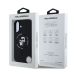 Karl Lagerfeld Liquid Silicone Karl and Choupette MagSafe Case for iPhone 16 Black