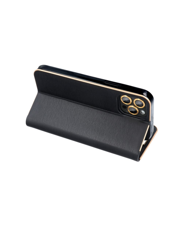 Fusion Luna Gold Book Case Книжка чехол для Samsung Galaxy A55 5G черный