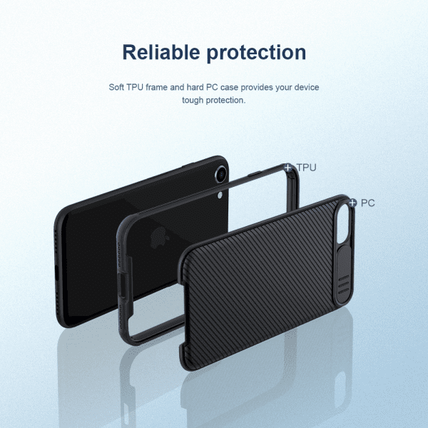 Обложка книги «Nillkin CamShield Pro Hard Case for iPhone 7/8/SE2020 Black»