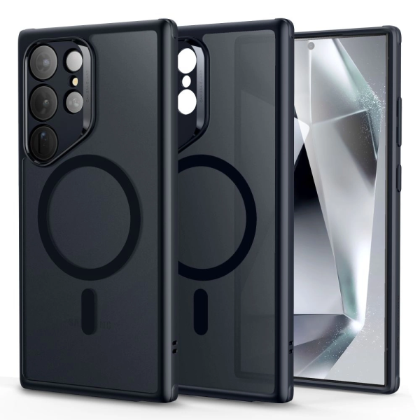 Обложка книги «ESR Classic Hybrid Halolock case for Samsung Galaxy S24 Ultra - transparent and black»
