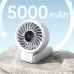 Портативный USB-вентилятор Jisulife Handheld Fan Life7 3600mAh - серый