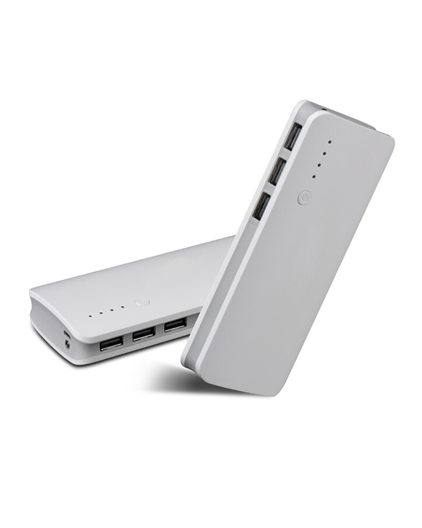 Блок питания Goodbuy Economy Series 12000 мАч / 2 порта USB / 2,1 А, белый