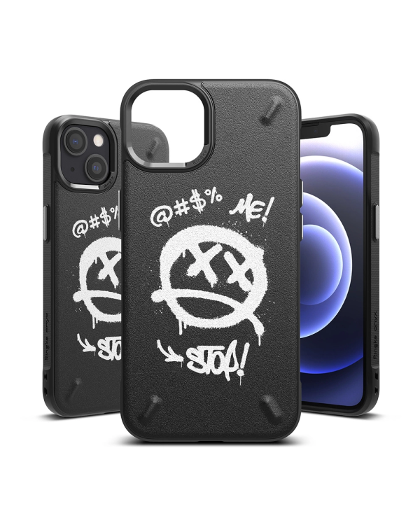 Дополнительное изображение книги «Ringke Onyx Design Durable TPU Case Cover для iPhone 13 mini black (Graffiti) (OD541E233)»