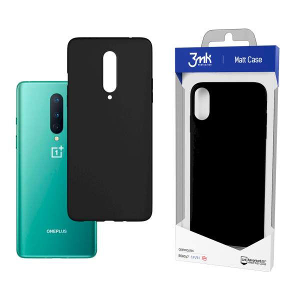 Обложка книги «OnePlus 8 5G - 3mk Matt Case black»