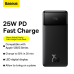 Powerbank Baseus Bipow, 20000mAh, 2x USB, USB-C, 25W (black)