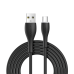 Joyroom USB - USB Type C cable 3 A 1 m black (S-1030M8)