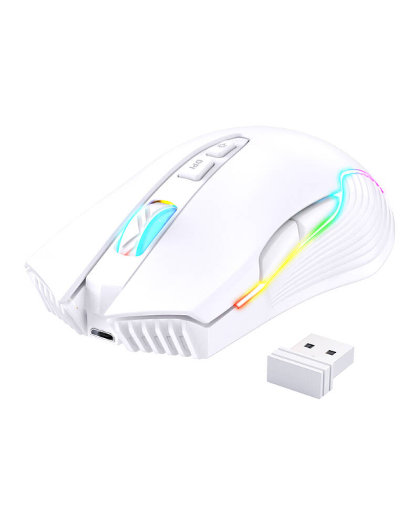 Onikuma CW905 White Wireless Gaming Mouse