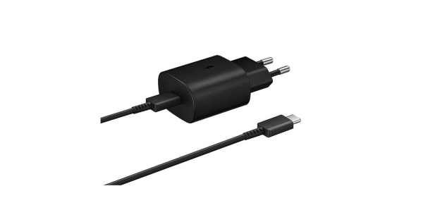 EP-TA800EBE + EP-DA905BBE Samsung 25W Travel Charger + USB-C|USB-C Data Cable Black (OEM)