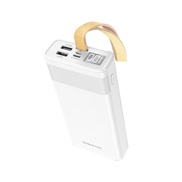 Повербанк Borofone BJ18 COOLMY 20000 мАч / 2 x USB белый