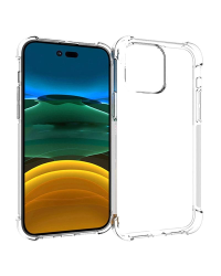 Fusion Anti Shock 1.5 mm Силиконовый чехол для Apple iPhone 14 Max / Plus Прозрачный