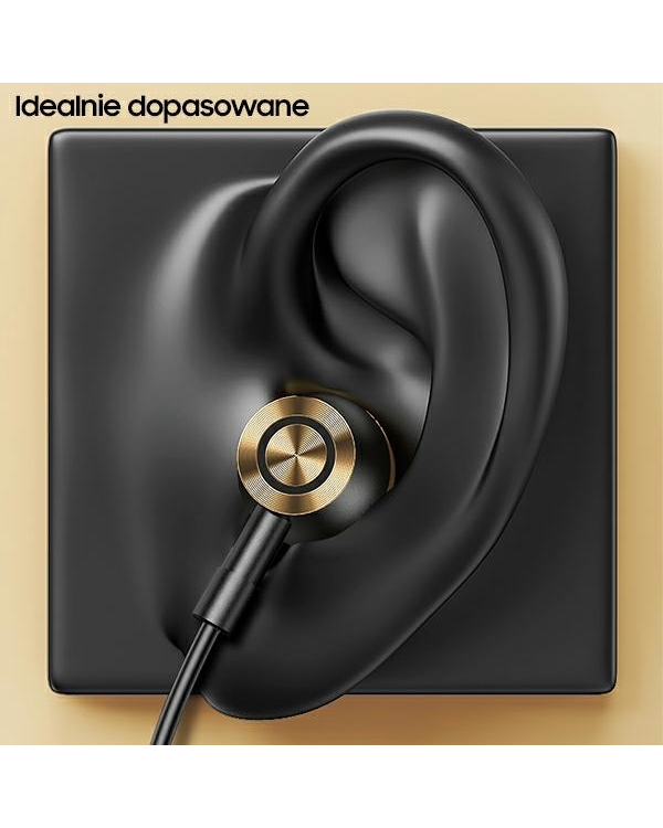 Дополнительное изображение книги «USAMS Słuchawki stereo EP-43 metal USB-C czarny|black HSEP4301»