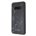 Guess GUHCS10LHYMABK S10e G970 czarny |black hard case Marble