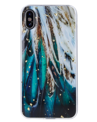Fusion Gold Glam Feathers силиконовый чехол для Samsung A556 Galaxy A55 5G