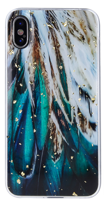 Fusion Gold Glam Feathers силиконовый чехол для Samsung A556 Galaxy A55 5G