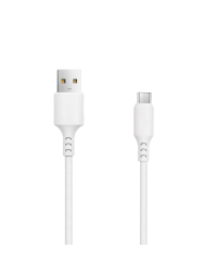 Кабель Setty USB - microUSB 1,0 м 2A белый NEW